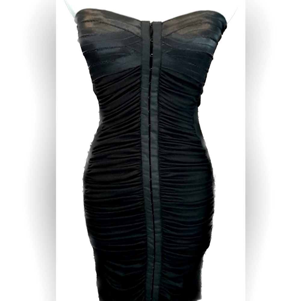NWT Elizabeth & James Black Lingerie Body-con Dress